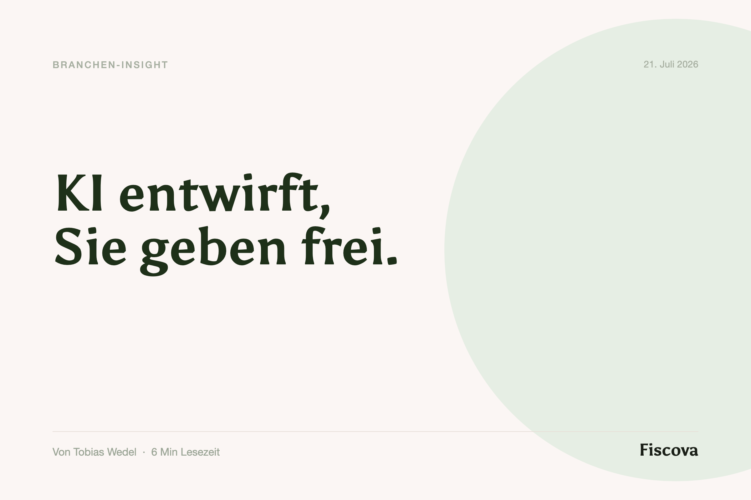 KI entwirft, Sie geben frei: Warum Halbautomatik in der Kanzlei kein Kompromiss ist
