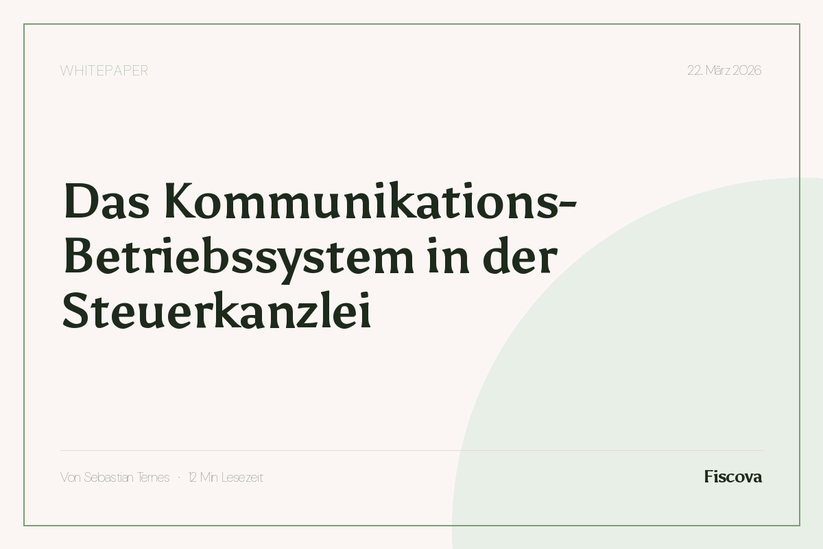 Whitepaper: Das Kommunikations-Betriebssystem in der Steuerkanzlei